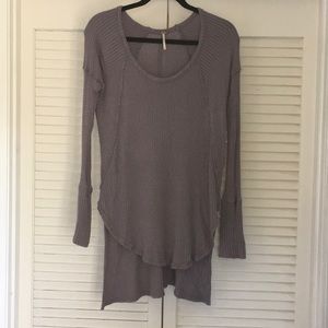 *FREE PEOPLE* hi-lo thermal tunic